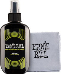 Ernie Ball Препарат За Почистване На Инструменти И Микрофибърна Кърпа Течност За Почистване И Кърпа
