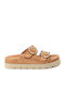 Leather Women's Sandals Tabac