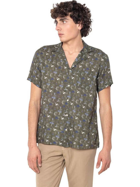 Charles Short Sleeve Shirt Olive