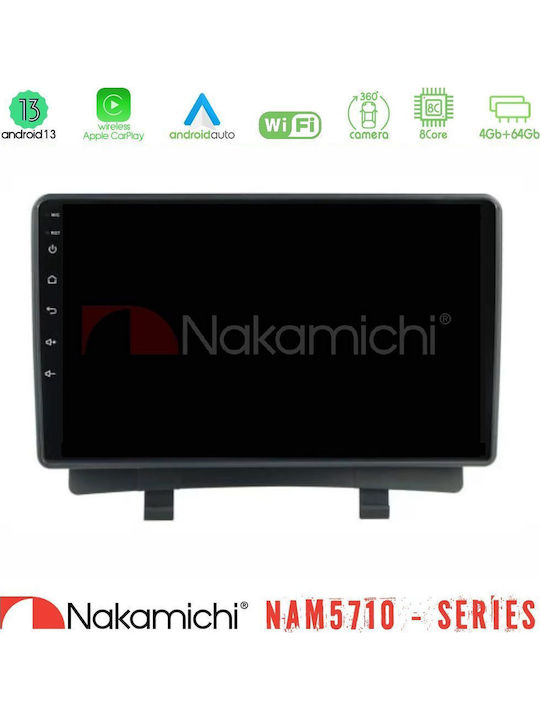 Nakamichi Ηχοσύστημα Αυτοκινήτου για Opel Zafira / Zafira Tourer 2012-2016 (Bluetooth/USB/WiFi/GPS/Apple-Carplay/Android-Auto) με Οθόνη Αφής 9"