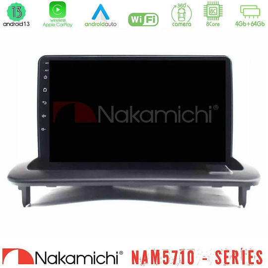 Nakamichi Ηχοσύστημα Αυτοκινήτου για Volvo S40 / C30 / C70 2006-2013 (Bluetooth/USB/WiFi/GPS/Apple-Carplay/Android-Auto) με Οθόνη Αφής 9"