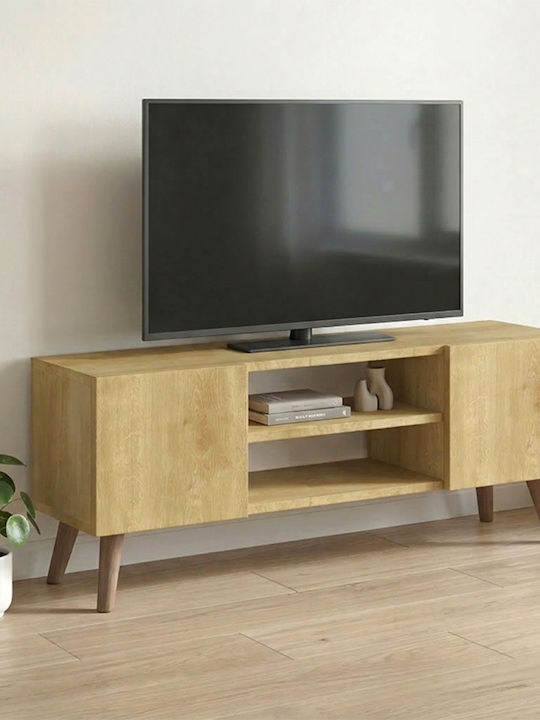 Έπιπλο Τηλεόρασης Etna Sapphire Oak Μ120xΠ30xΥ45cm