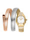 Just Cavalli Signature Snake Γυναικείο Ρολόι 24mm Μπαταρίας με Κίτρινο Ατσάλινο Μπρασελέ