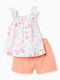 Kids Set with Shorts Summer 2 Pieces Orange