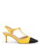 Pantofi Cu Toc Ascuțiți Cu Toc Înalt Galbeni SB-C-813-26HH-KITRI