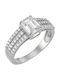 Ioannis Kosmima Women's Ring with Stones from 14K White Gold