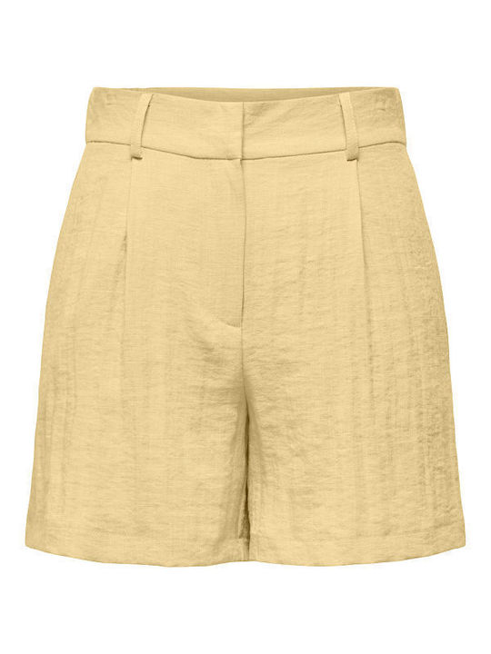 Only Women's Linen Shorts Yellow