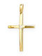 Goldjewels Women's 9K Gold Double Sided Cross Without Chain