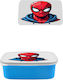 Παιδικό Τάπερ Φαγητού Μπλε Spiderman