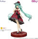 Hatsune Miku Trio-try-it Rochie De Ieșire Hatsune Miku Versiunea Roșie Figurină Statuie 19cm