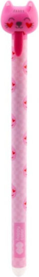 Pens Erase 0.5mm Love Cats Glossa Happy Color Erasable Soft Pink