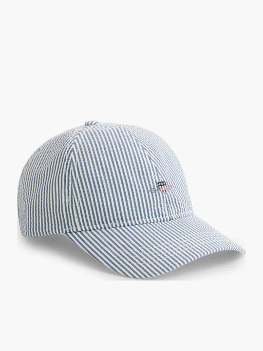 Gant Seersucker.cap Men's Jockey Blue