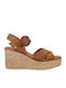 Summer Women's Platforms Tabac Brown