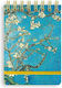Σημειωματάριο Σπιράλ Flame Tree Vincent Van Gogh Almond Blossom