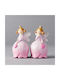 409909 Fee Polyresin Lila 2 Verschiedene Designs 7,5x6x12cm Packung 6 Stücke