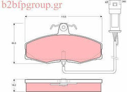 Τακακια Εμπροσθια Ford Sierra Bnc Gbc 82-87 To215 Pagid T0215-10881 Τακακια Εμπροσθια Ford Sierra Bnc Gbc 82-87 To215 Pagid T0215-10881