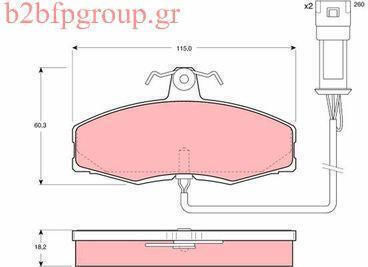 Brake Pads Front Ford Sierra Bnc Gbc 82-87 To215 Pagid T0215-10881