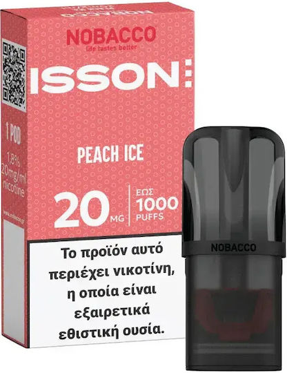 Nobacco Isson Iii Pod Peach Ice 20mg 2ml