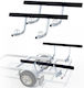 Vevor Boat Trailer Guides 425 Mm/475 Mm Height Adjustable Trailers Guide 2pcs Thickened Steel Trailer Guide-ons Thick Support Pads Fits L-beam Box C-channel Bunk-style Pontoon Trailers