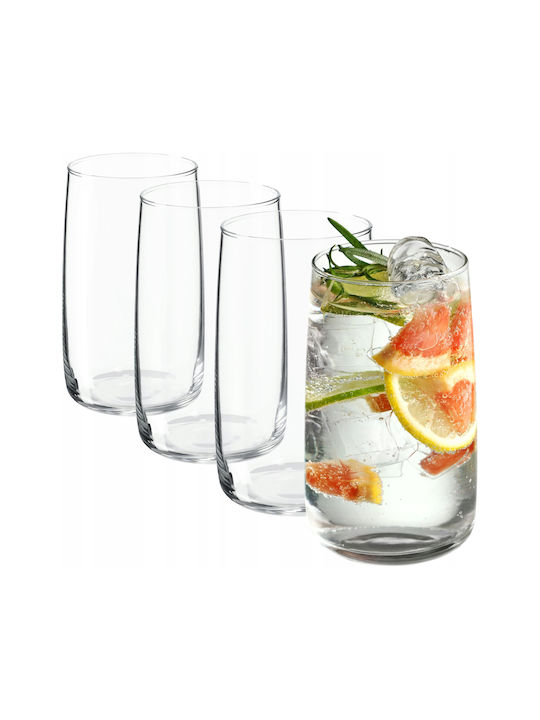 Kadax Wasserbrillen aus Glas 480ml 4 Stück