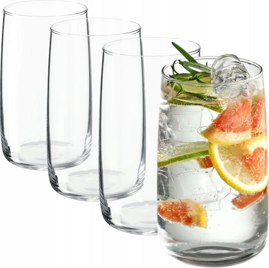 Kadax Set Pahare Pentru Apă Din Sticlă 480ml 4 Bucăți