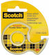 3M Scotch Dispenser Bandă Dublu Adezivă Transparentă 12mm X 6.3m 3M Scotch