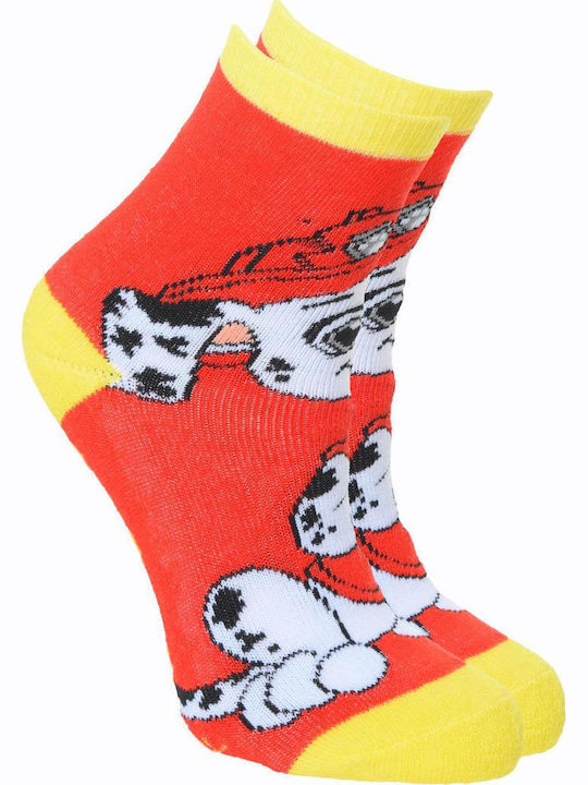 Non-Slip Socks Boy Paw Patrol Red