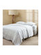 Hauz Limited Edition King Size Bed Sheets Set with Rubber Hugger 180x200+40cm White (3 Pieces)