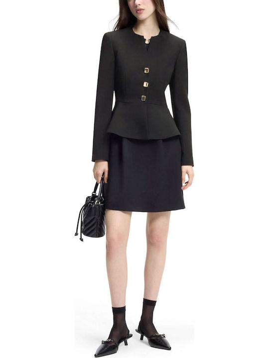 Hugo Women's Waisted Blazer Black