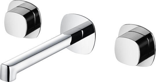 Imex Built-in Faucet Mixer for Bathroom Sink Silver