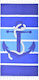 Ble Resort Collection Strandtücher Blau 90x180 Code 5-46-509-0053