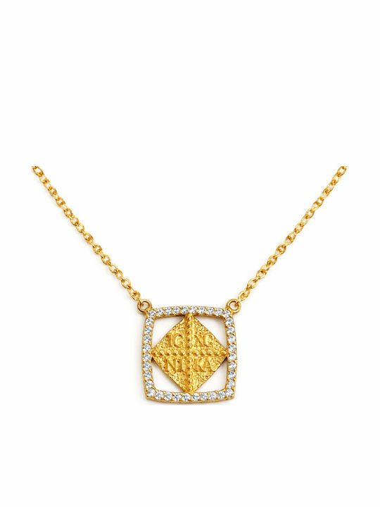 Atofio Kosmima Necklace Constantine Talisman From 9 K Gold