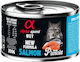 Alpha Spirit Nasses Katzenfutter Protein Lachs Erwachsene Katzen 200g