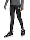 Kids Leggings Sports Cropped Black Essentials