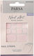 Parsa Nail Stickers Strips For Nails And Feet Rose Sheer 22 Pieces