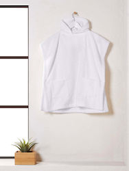 Cannon Kid Beach Poncho 5-10 E White Cannon Kid Beach Poncho 5-10 E White
