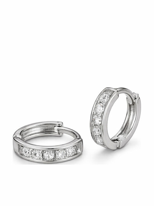 Atofio Kosmima Earrings From 14K White Gold