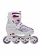 Roces Compy Inline Αυξομειούμενα Rollers Λευκά Παιδικά
