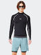 Oakley Männer Langärmeliges Sonnenschutzshirt Schwarz