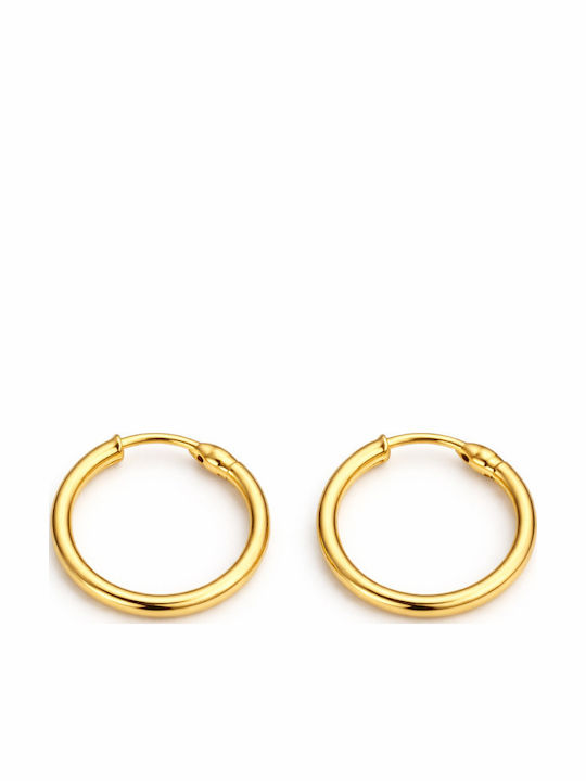 Atofio Kosmima Earrings Hoops From 14K Gold