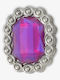 Crocs Jibbitz Charm Gorgeous Purple Gem Μωβ