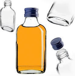 100ml Flask Bottle Blue Cap 1 Pc