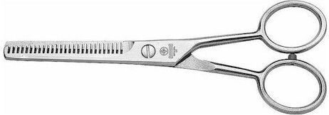 Barber Thinning Scissors Mundial Colour Silver Gray