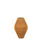 Fylliana Fl23013 Wooden Table Lamp for E27 Socket with Yellow Shade and Base