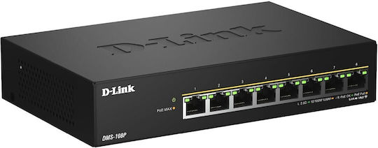 Switch Ethernet D-Link DGS-108/E 8 Ports RJ45 - 1 Gbps (occasion, Testé)