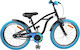 vidaXL 18" Kinderfahrrad BMX Schwarz