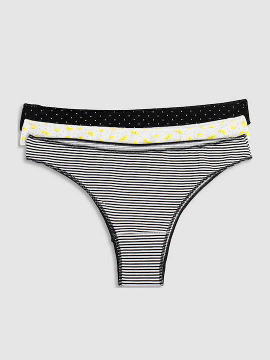 Cotonella Brasiliano Cotton Women's Briefs 3Pack