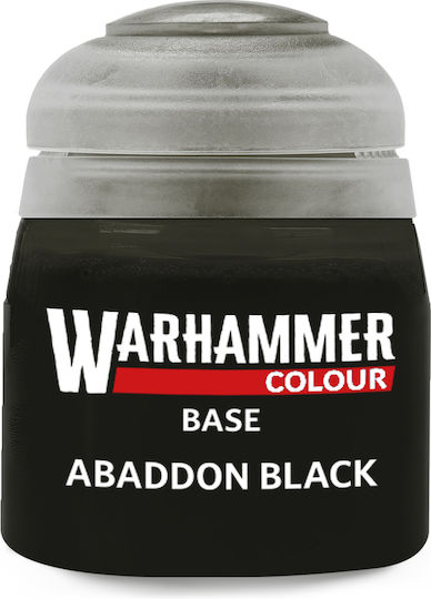 Games Workshop Modellbau-Farben Abaddon Schwarz 12ml