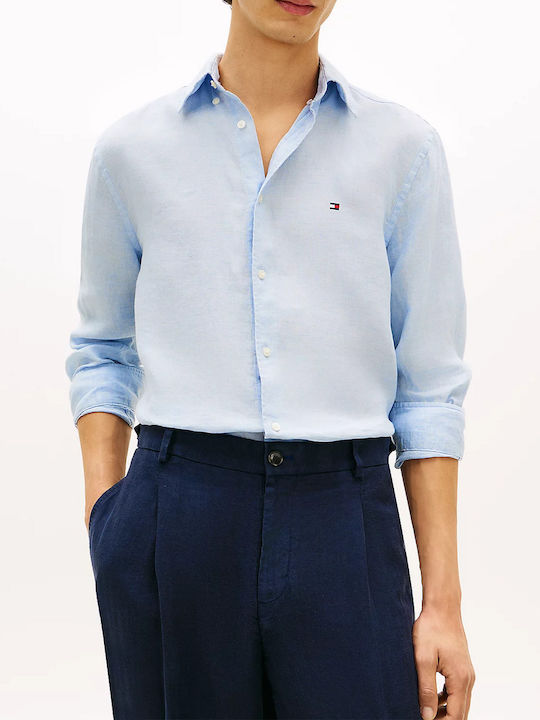 Tommy Hilfiger Pigment Dyed Li Μακρυμάνικo Λινό...