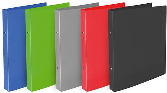 School PP Clipboards 21x29 4 Rings Transparent Pack-20 Pieces